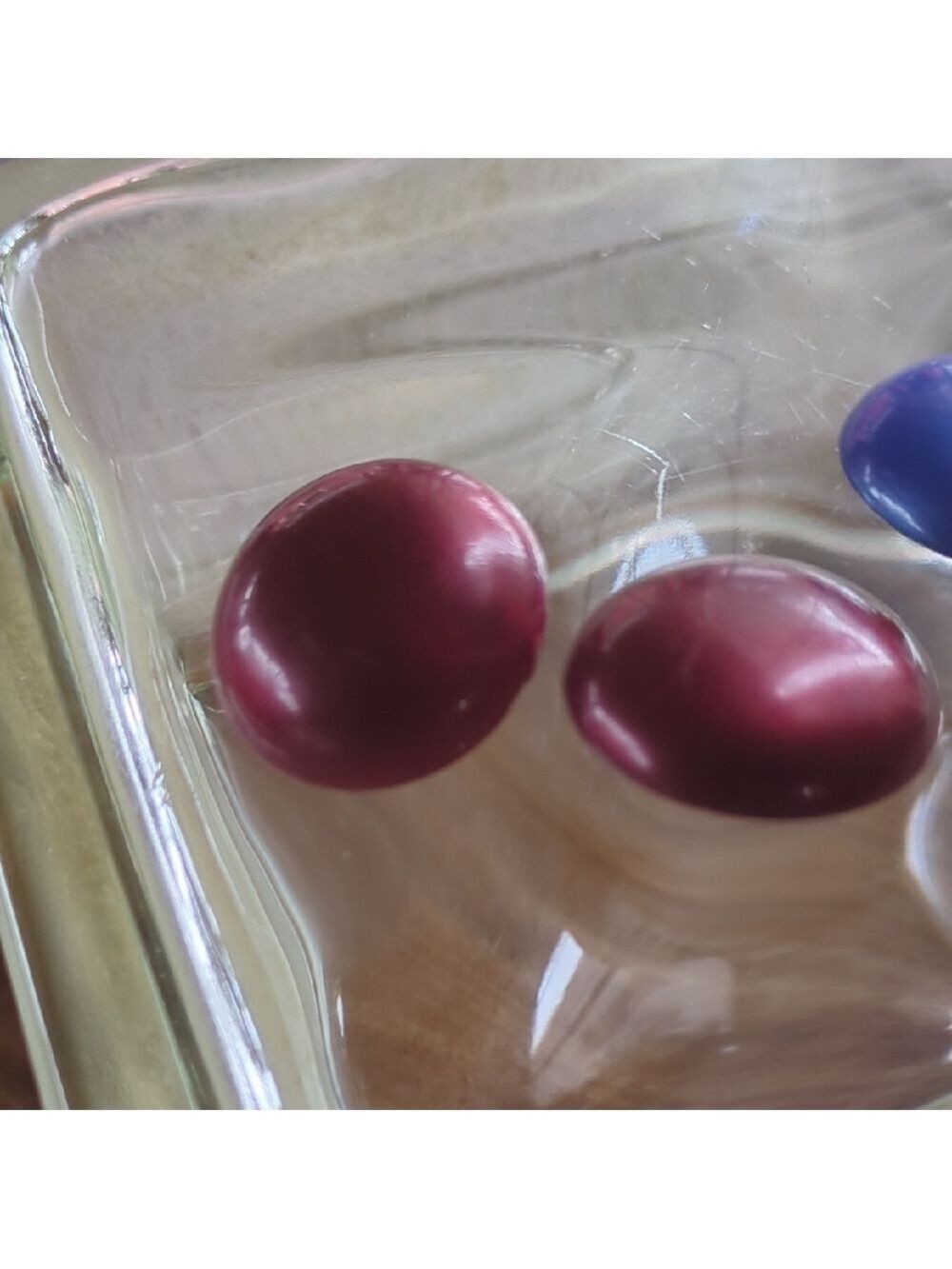 Coro Interchangeable Dome Clip On Earrings. 3 Colors - Picture 7 of 8